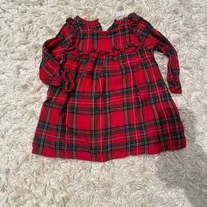 Baby girl plaid dress- perfect for the Holidays